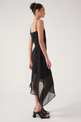 Simmi Black Midi Dress